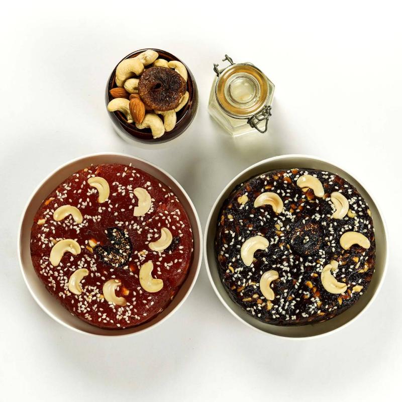 Badam Halwa 500g + Dry Fruits Halwa 500g combo